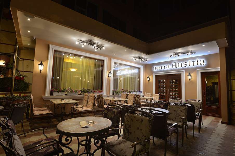 Hotel Austria Tirana Restaurace fotografie