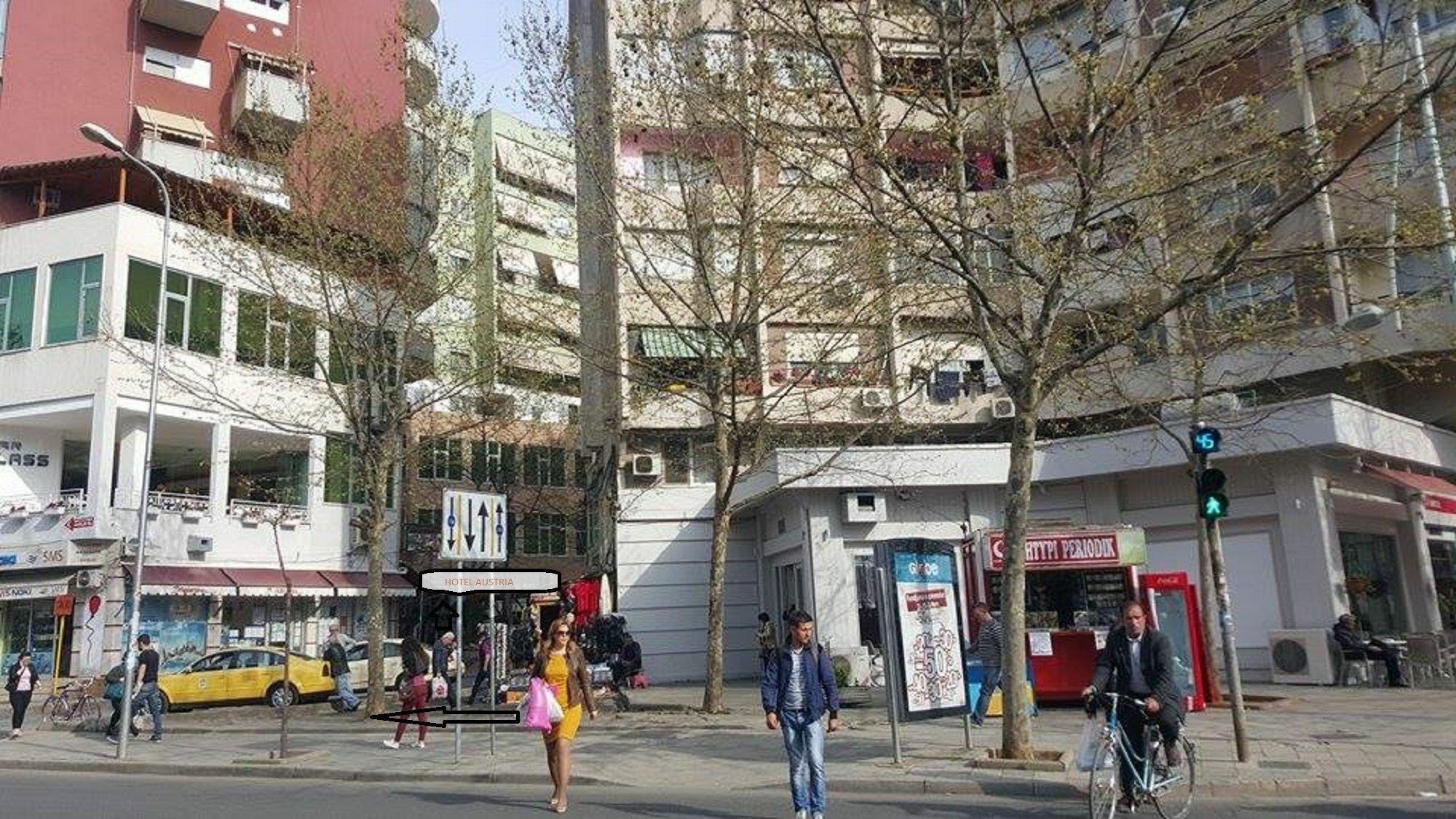 Hotel Austria Tirana Exteriér fotografie